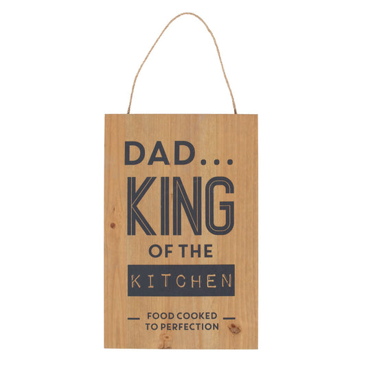 30cm King of the Kitchen Hanging Sign - Fulleylove Woodworking