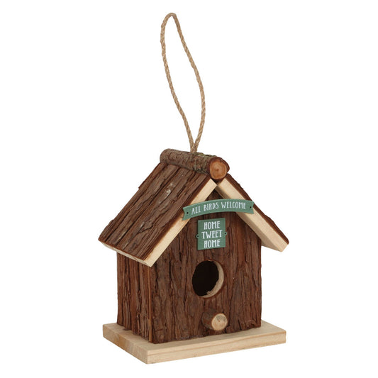 Wood Bark Bird House - Fulleylove Woodworking