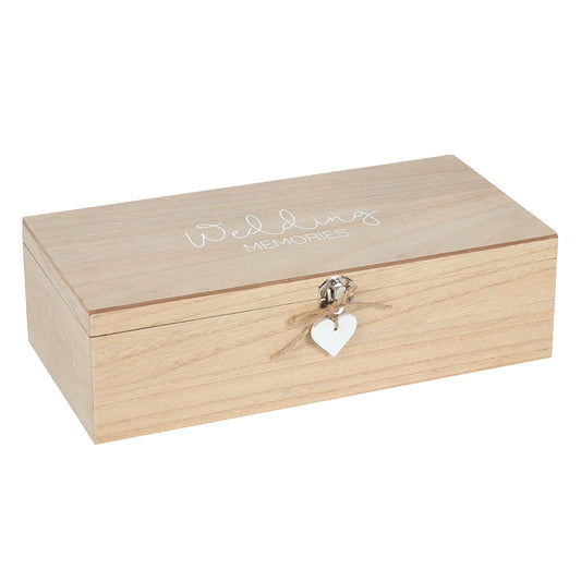 Wedding Memories Hinged Memento Box - Fulleylove Woodworking